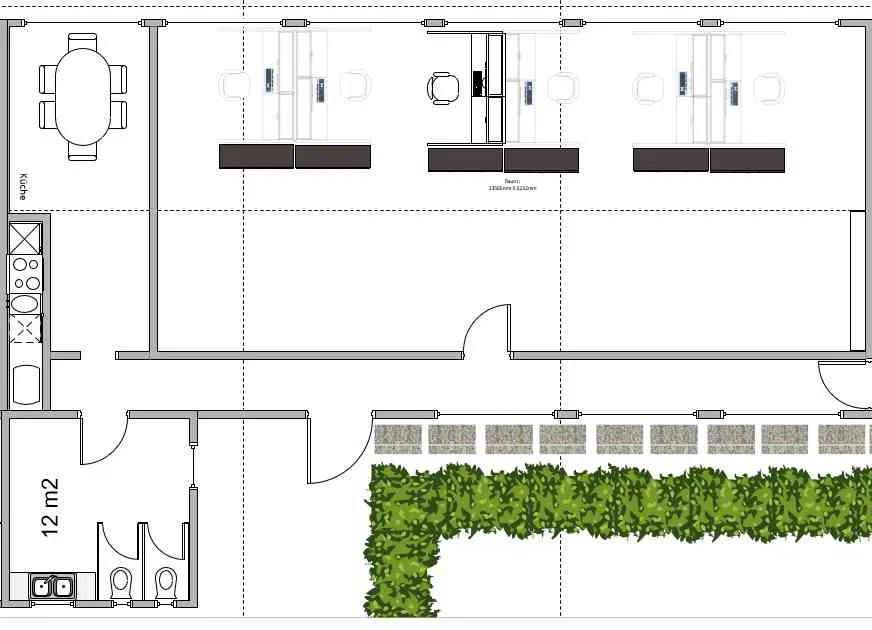 Ufficio & Commercio di 1 locali in affitto a Nunningen - immagine 1/6