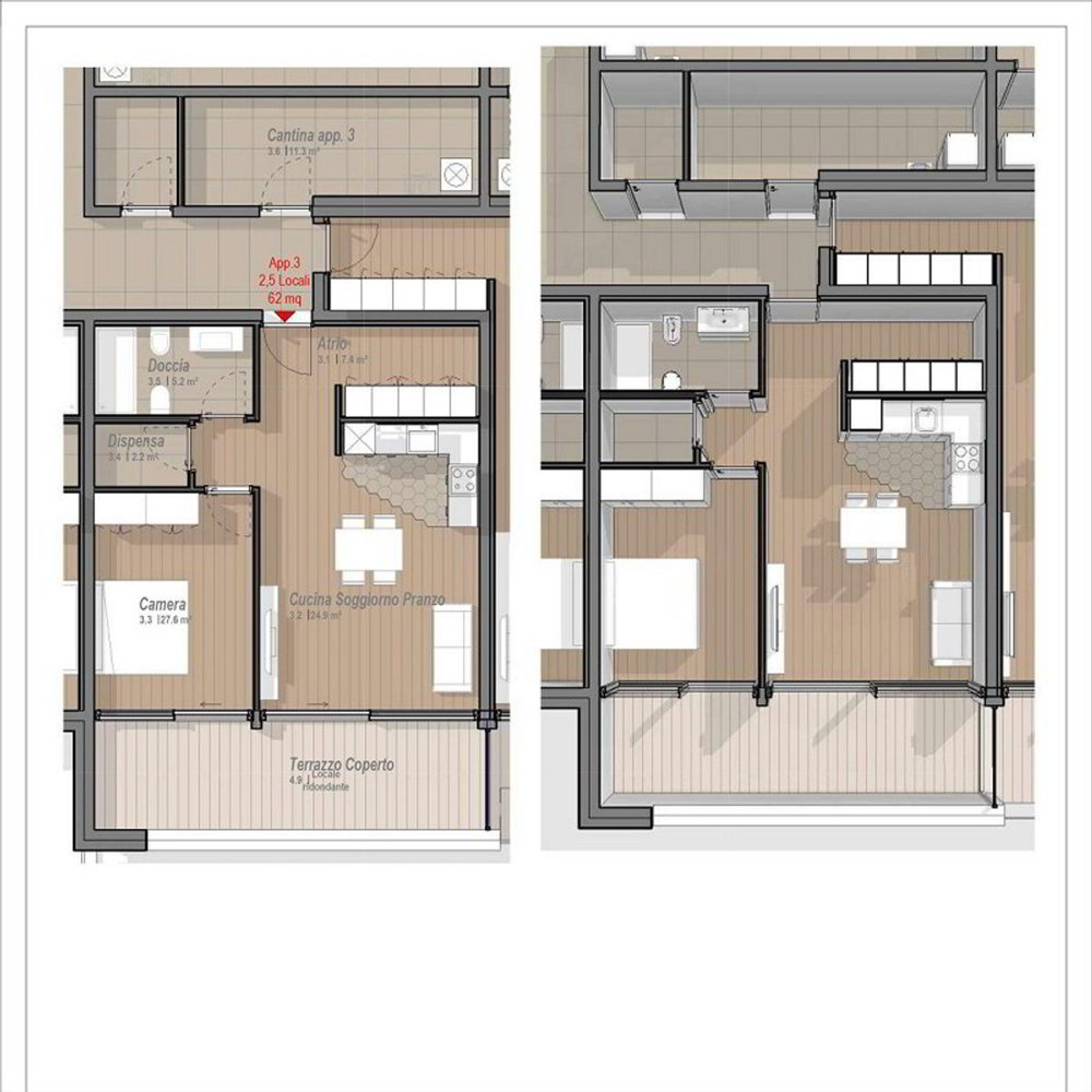 2.5 rooms Apartment to buy in Davesco-Soragno - image 1/15