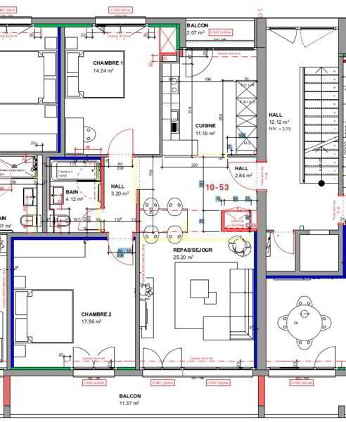3 Zimmer Wohnung zu vermieten in Sitten - Bild 1/9