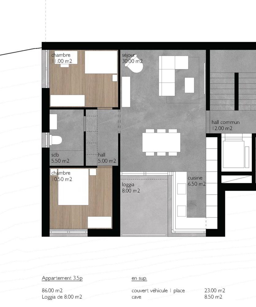 Appartement 3 pièces à acheter à Fortunau (Ayent) - image 1/5