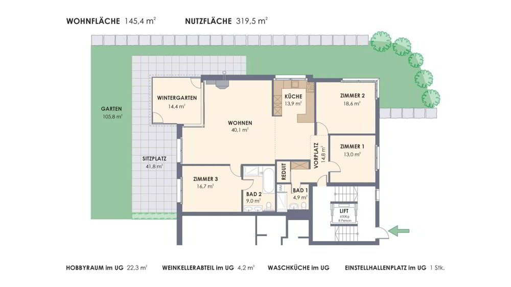 4.5 rooms Apartment for rent in Oberwil BL - image 1/13