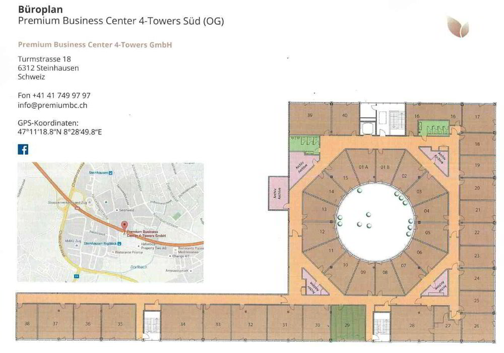 1 rooms Office & Commercial for rent in Steinhausen - image 1/5