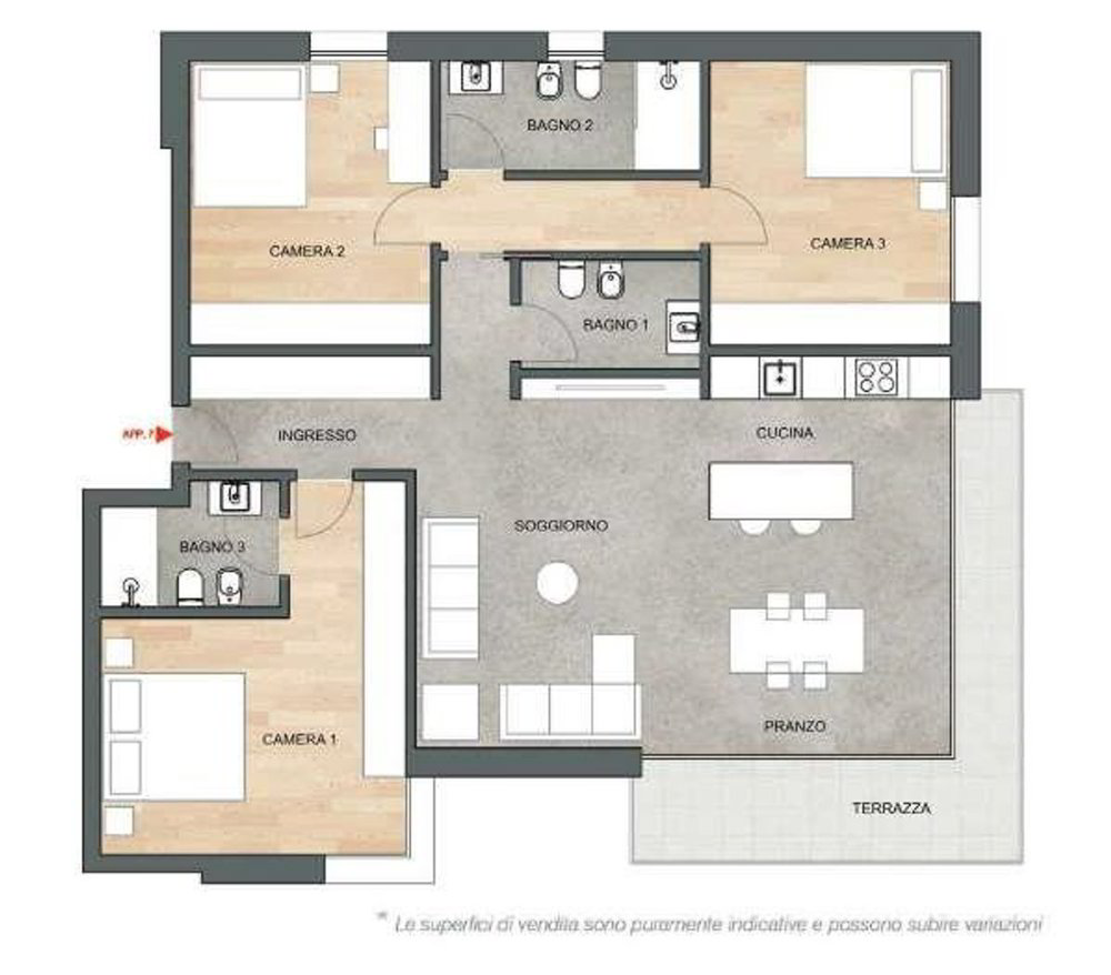 Appartement 4.5 pièces à louer à Lugano - image 1/11