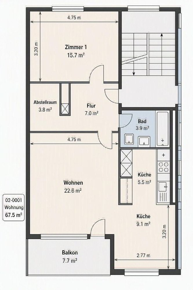 Appartement 2 pièces à louer à Kölliken - image 1/8