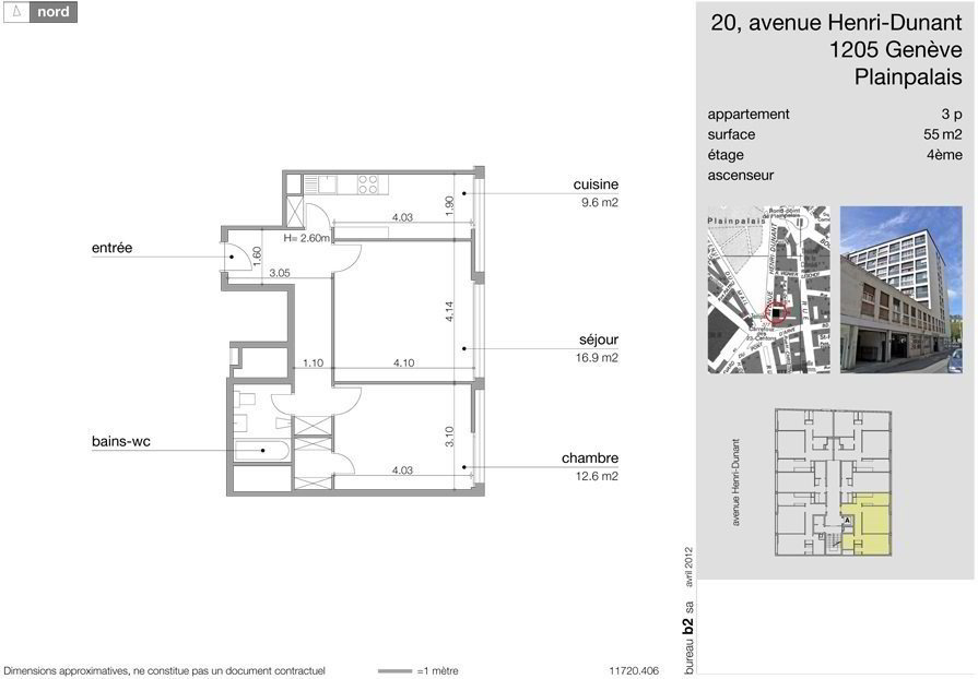 3 Zimmer Wohnung zu vermieten in Ginevra - Bild 1/2