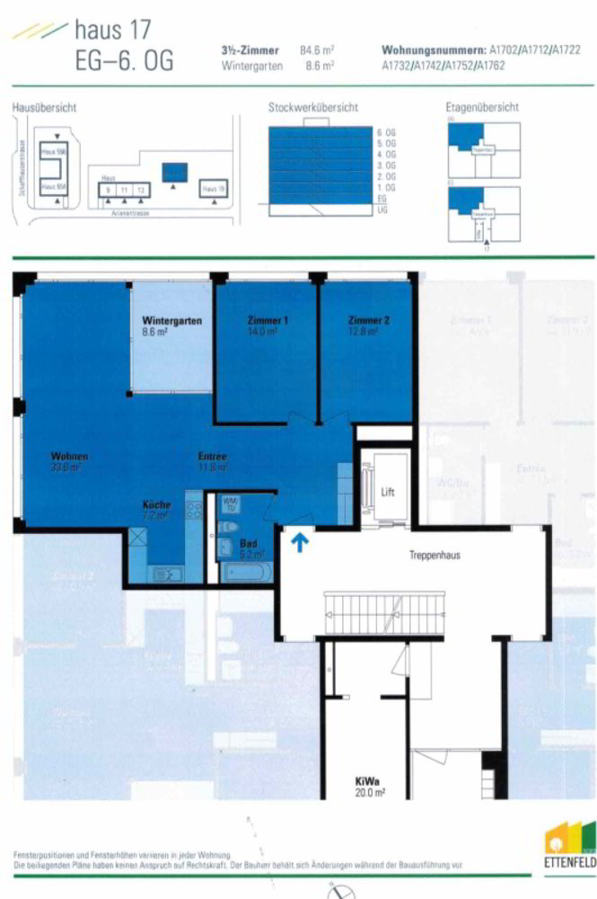Appartamento di 3.5 locali in affitto a Zurich - immagine 1/9