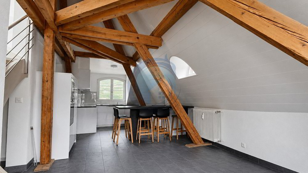 CHARMANTE 4.5-ZIMMER-DACHGESCHOSS-WOHNUNG IN DER STADTMITTE VON AIGLE - Ansicht 2
