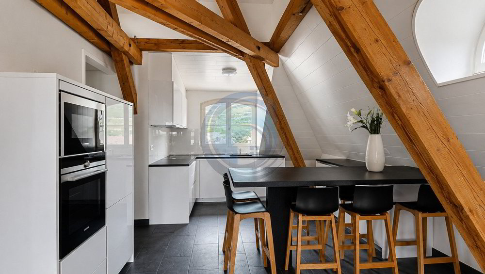 CHARMANTE 4.5-ZIMMER-DACHGESCHOSS-WOHNUNG IN DER STADTMITTE VON AIGLE - Ansicht 4