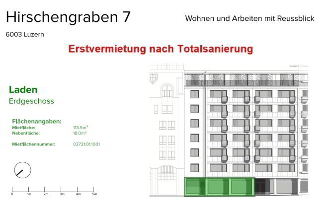 null Zimmer Büro zu vermieten in Luzern - Bild 1/1