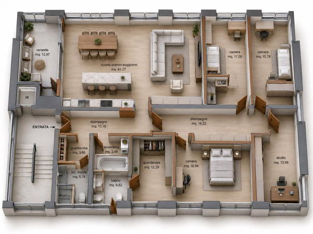 5.5 Zimmer Wohnung zum verkaufen in Losone - Bild 1/4