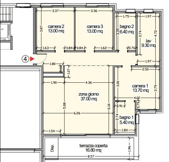 4.5 rooms Apartment to buy in Bellinzona - image 1/11