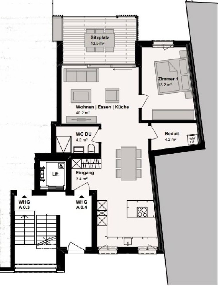 Appartement 2.5 pièces à louer à Würenlingen - image 1/10