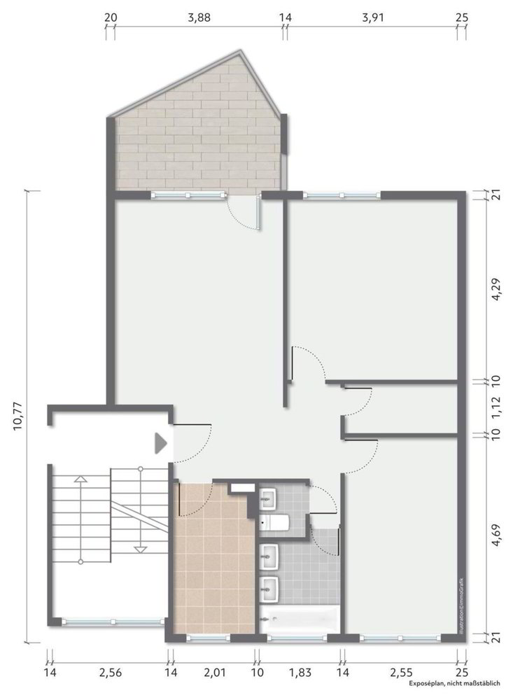 Appartamento di 3 locali in affitto a Mönchaltorf - immagine 1/7