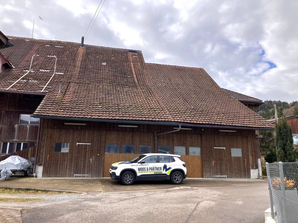 Baubewilligtes 2-Wohnungs-Projekt mit grosser Halle und 2’705 m³ Gebäudevolumen - Ansicht 3