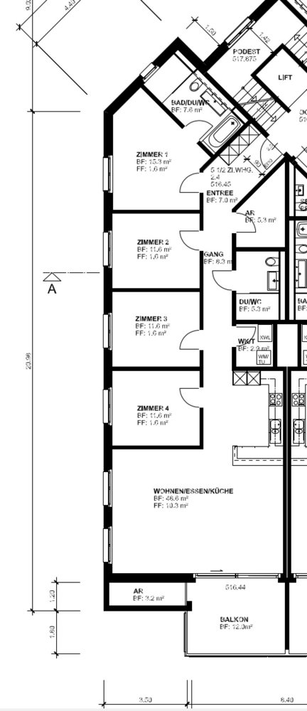 Appartamento di 5.5 locali in affitto a Grüningen - immagine 1/5