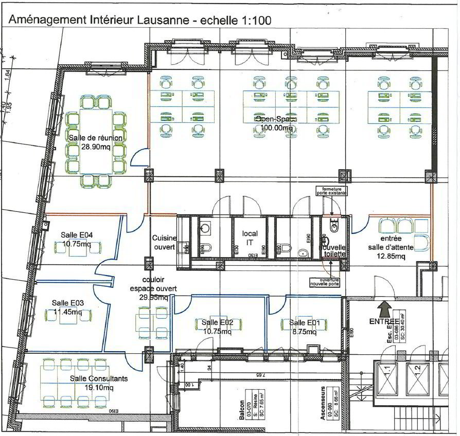 null rooms Office & Commercial for rent in Lausanne - image 1/9