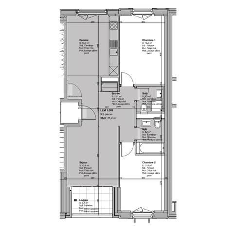 Appartement 3.5 pièces à louer à Lausanne - image 1/2