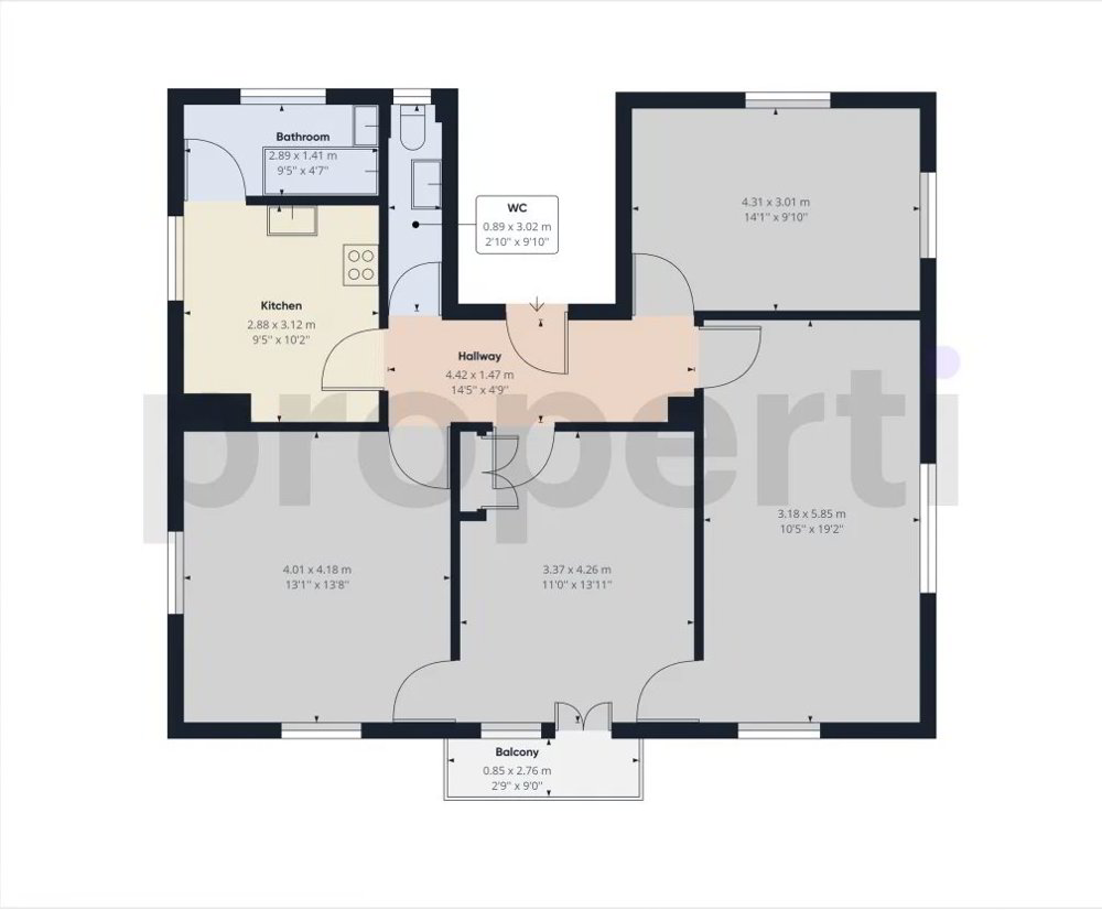 4.5 Zimmer Wohnung zu vermieten in Arbon - Bild 1/6