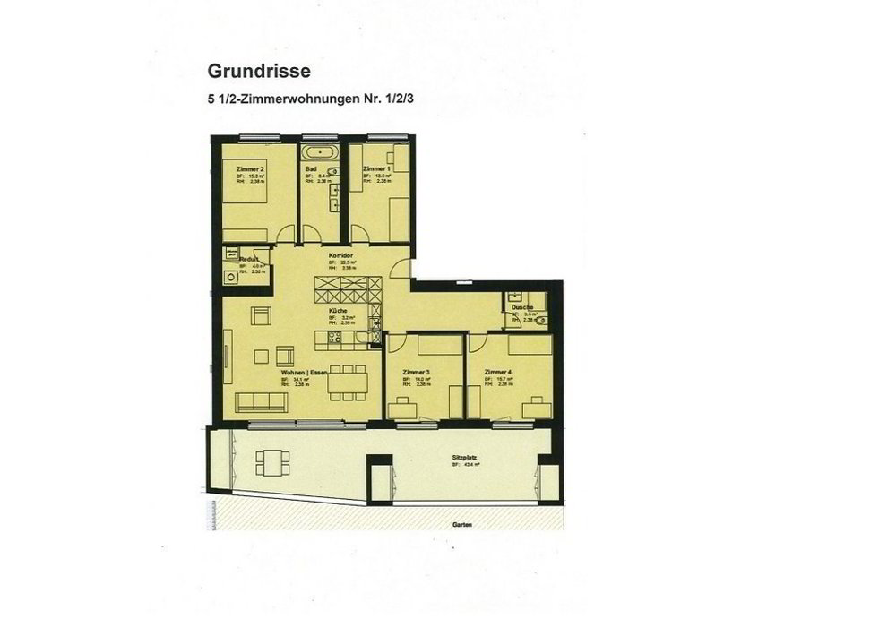 Appartement 5.5 pièces à louer à Domat/Ems - image 1/7