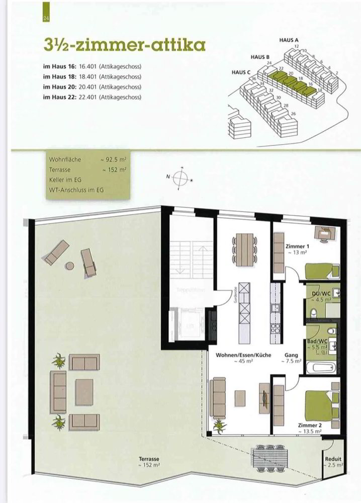 Appartamento di 3.5 locali in affitto a Aarau Rohr - immagine 1/12