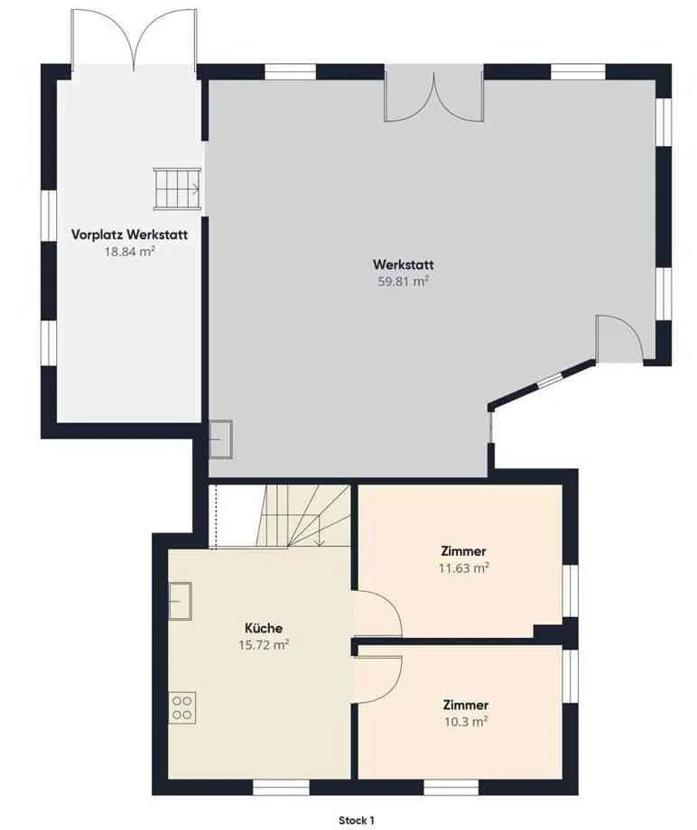 3.5 Zimmer Wohnung zu vermieten in Ersigen - Bild 1/13