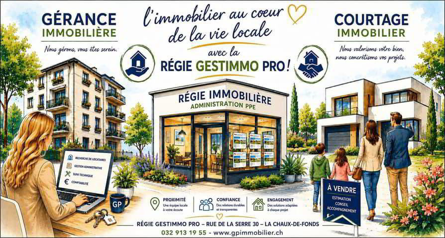 6 Zimmer Haus zum verkaufen in La Chaux-de-Fonds - Bild 1/12
