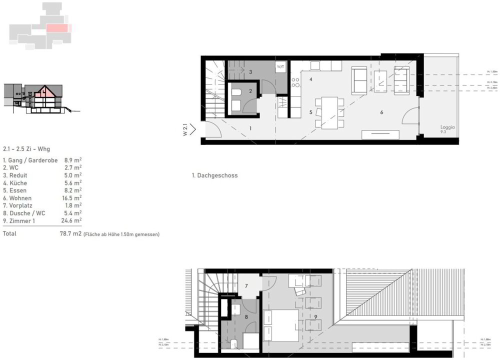 2.5 rooms Apartment for rent in Seuzach - image 1/7