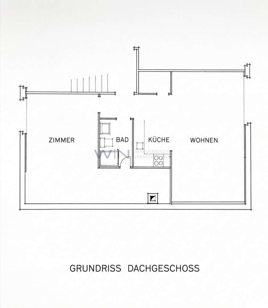 Appartement 2 pièces à louer à Niederdorf - image 1/13