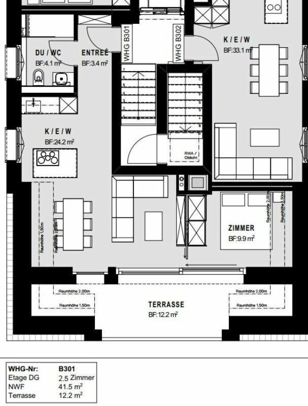2 Zimmer Wohnung zu vermieten in Gossau SG - Bild 1/6