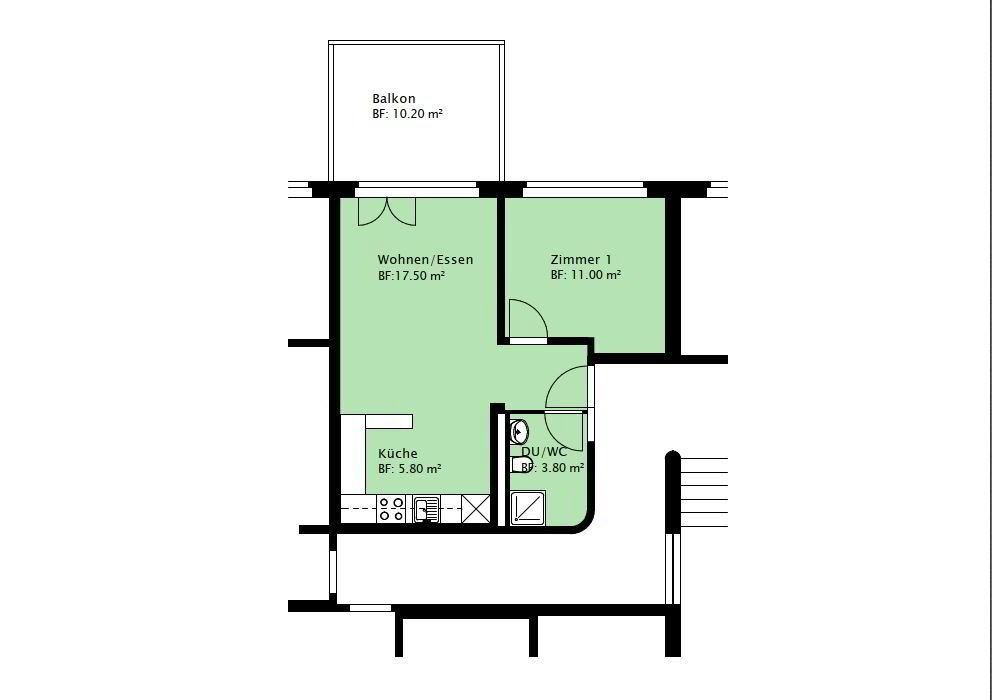 2.5 rooms Apartment for rent in St. Gallen - image 1/8