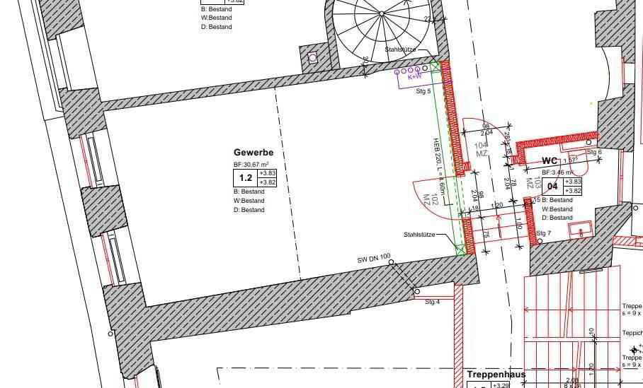 Ufficio & Commercio di 1 locali in affitto a Lucerna - immagine 1/3