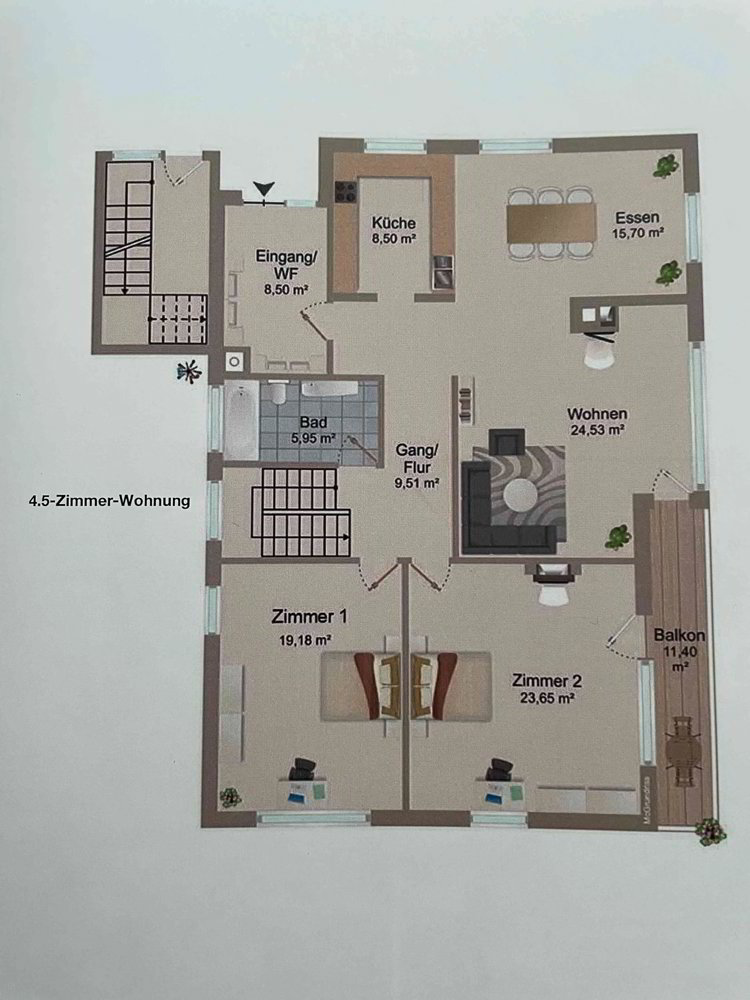 Appartamento di 4.5 locali in affitto a Effingen - immagine 1/11