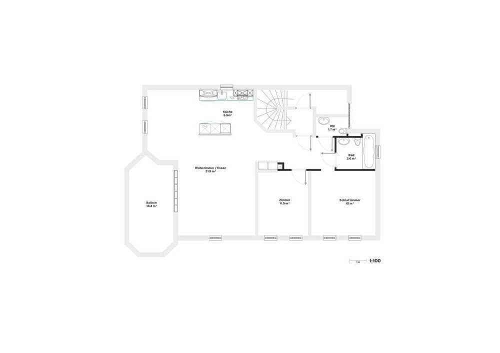 Appartement 3.5 pièces à louer à Arlesheim - image 1/13