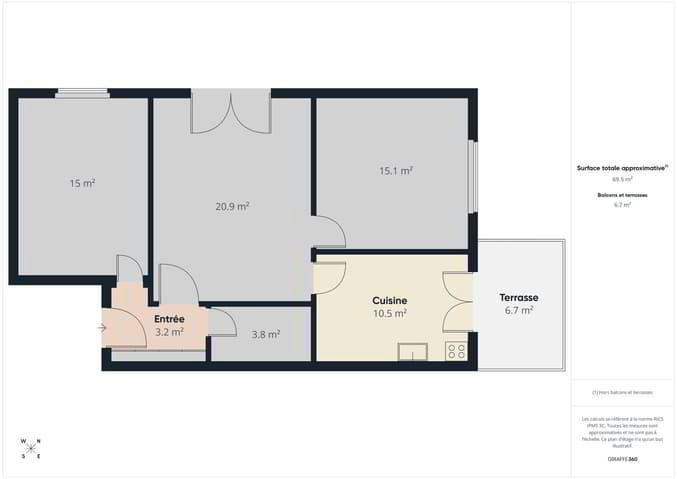 3.5 rooms Apartment for rent in Boécourt - image 1/13