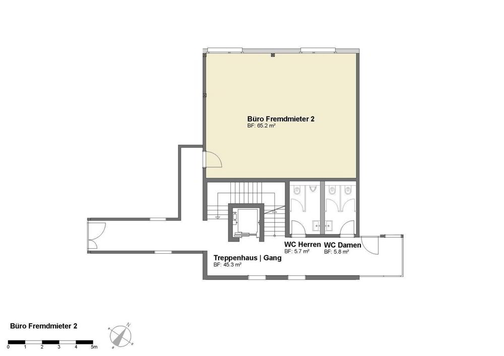 Bureau en location à Felsberg - 65 m² - Mehr