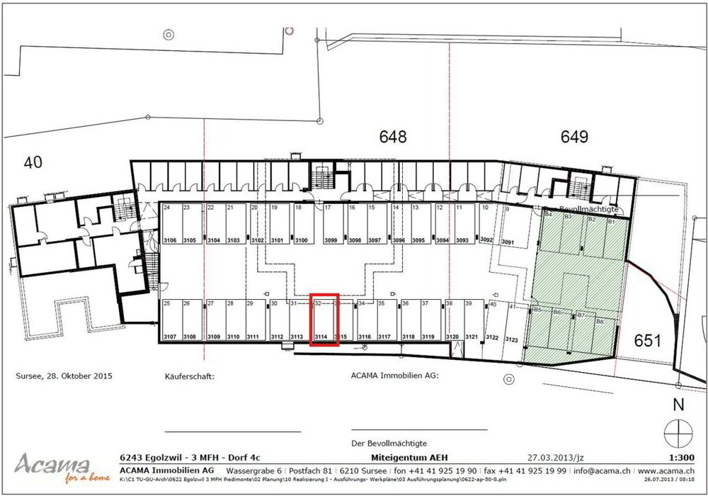 null Zimmer Parkplatz, Garage zu vermieten in Egolzwil - Bild 1/2