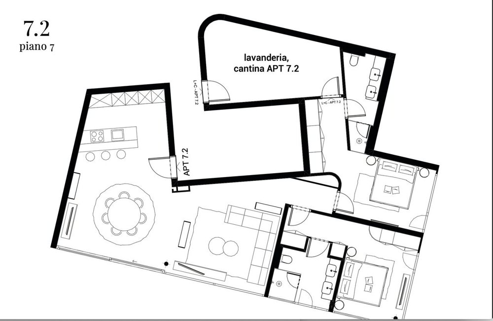 3 rooms Apartment to buy in Lugano - image 1/13