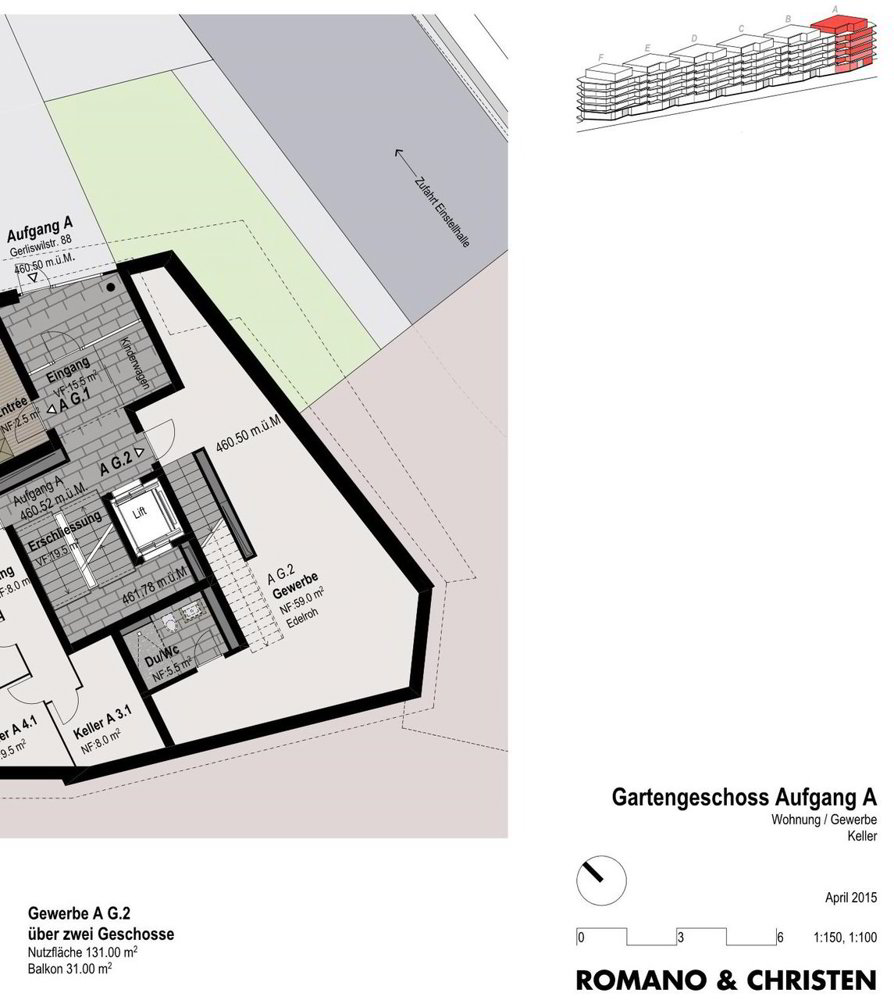 null Zimmer Büro zu vermieten in Emmenbrücke - Bild 1/12