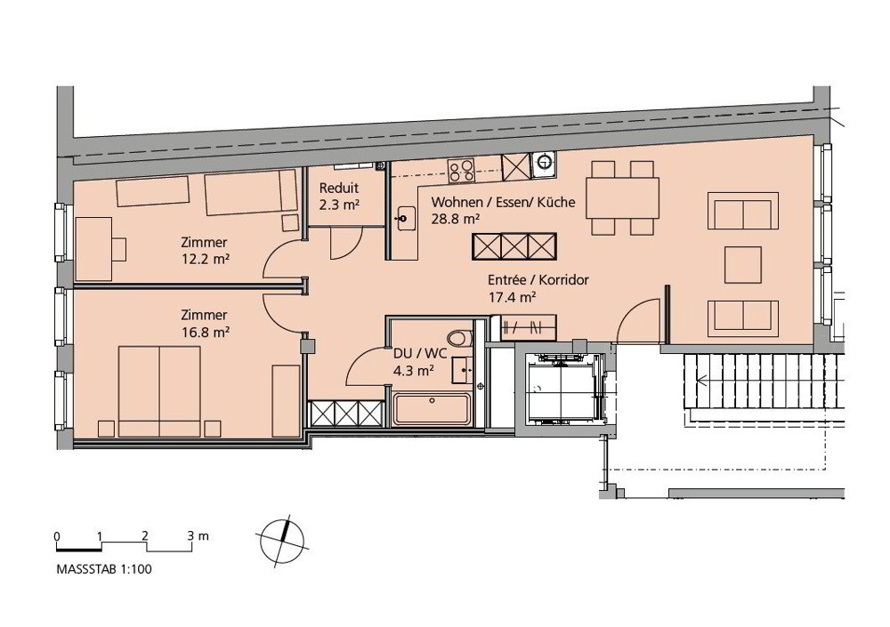 3 rooms Apartment for rent in Zofingen - image 1/10