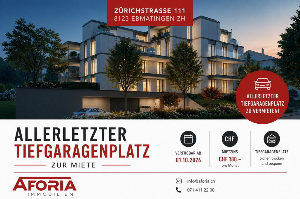 Parcheggio, garage di null locali in affitto a Ebmatingen - immagine 1/1