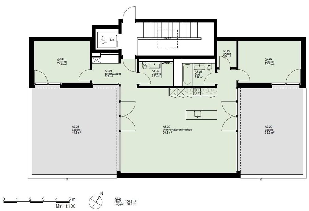 3 rooms Apartment for rent in Aarburg - image 1/9