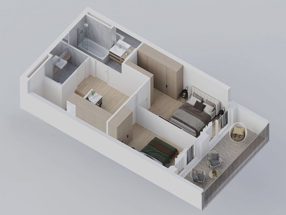 3 Zimmer Wohnung zum verkaufen in Sierre - Bild 1/7