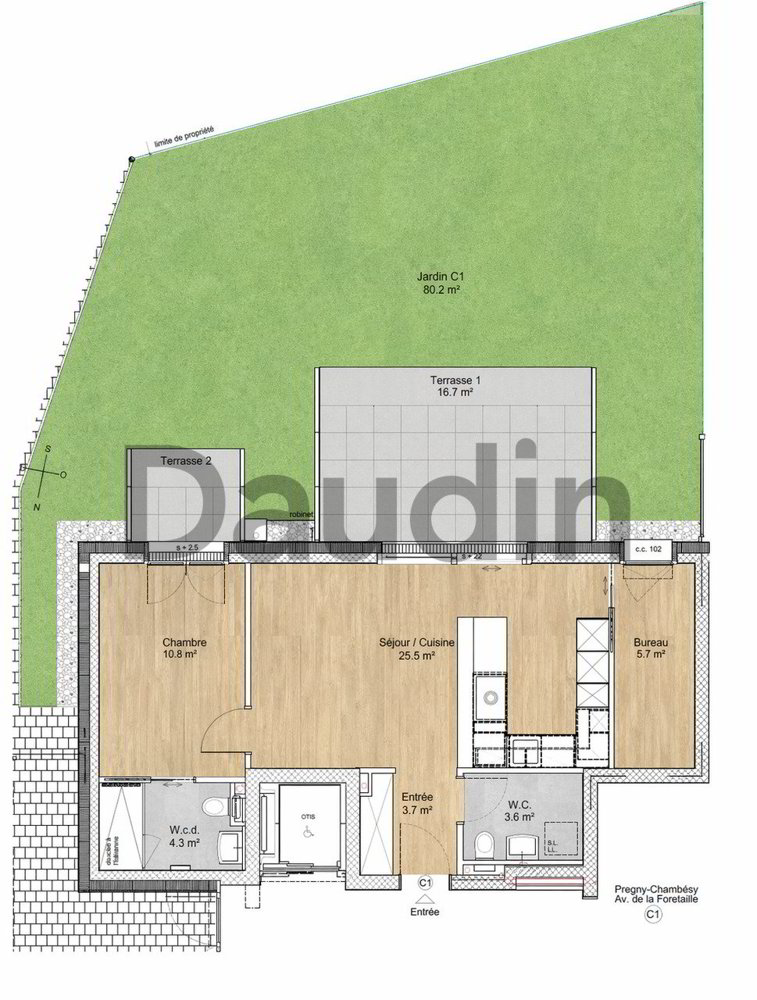 3 Zimmer Wohnung zum verkaufen in Chambésy - Bild 1/5