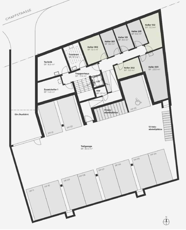 3 Zimmer Wohnung zum verkaufen in Gossau ZH - Bild 1/8