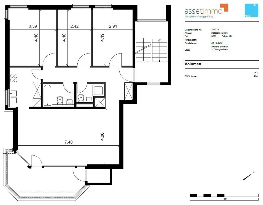 4 Zimmer Wohnung zu vermieten in Urtenen-Schönbühl - Bild 1/9