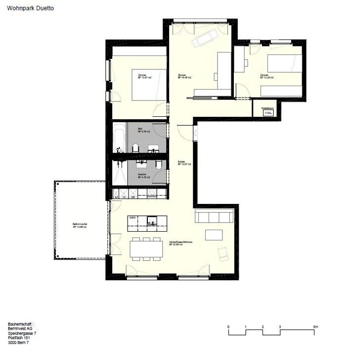 4 rooms Apartment for rent in Moosseedorf - image 1/7