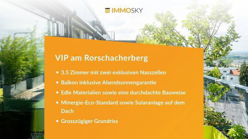 3.5 Zimmer Wohnung zum verkaufen in Rorschacherberg - Bild 1/1