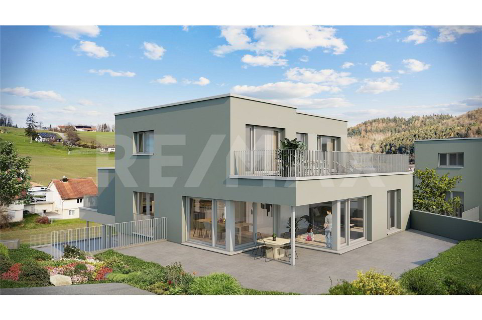 Hochwertige Einfamilienhäuser: mit Weitblick ins Grüne, Terrasse und nachhaltiger Bauweise (Haus 8b) - Ansicht 2