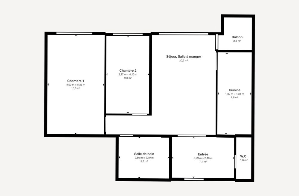 Appartement 4 pièces à louer à Genève - image 1/8