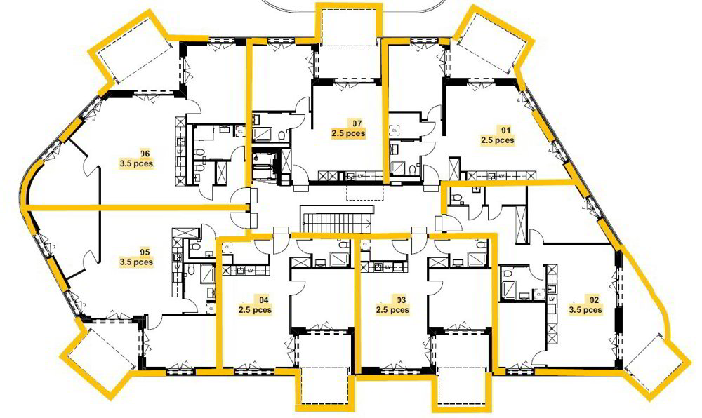 2 Zimmer Wohnung zu vermieten in Epalinges - Bild 1/7
